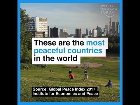 These are the most peaceful countries in the world