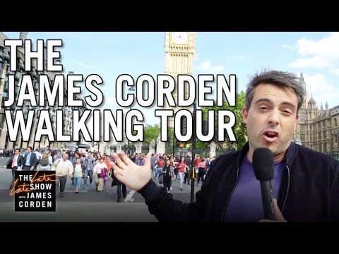 James Corden Walking Tour of London