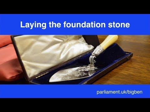 Big Ben: Laying the foundation stone