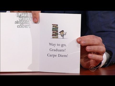 Late Show First Drafts: Graduation 2017
