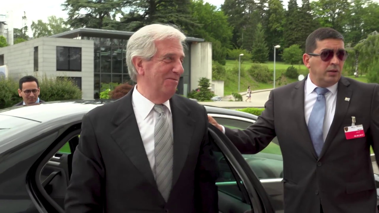 President Tabare Vazquez addresses the 106th International Labour Conf…