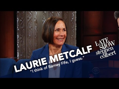 Laurie Metcalf Battles Stephen In ‘The Late Show’s New Vocal Warmups’
