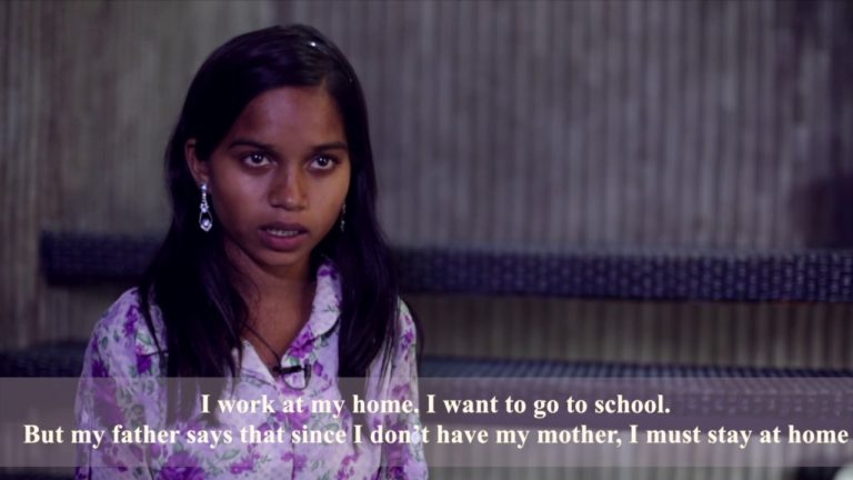 “I work. But I want to become a doctor or a police officer”