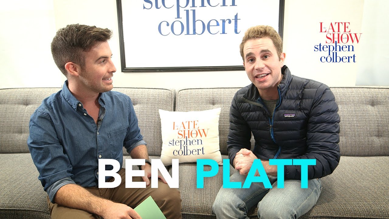 Ben Platt’s Late Show Dressing Room Q&A