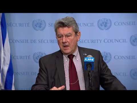 SC President, Elbio Rosselli (Uruguay) on Yemen, Iraq & other topics – Media Stakeout