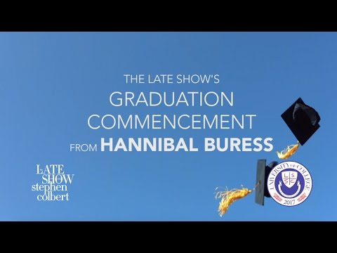 Dr. Hannibal Buress Delivers 2017 Commencement Address