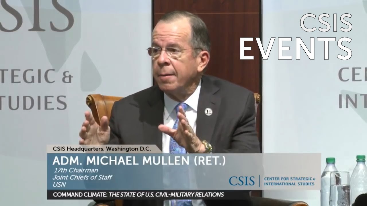 Command Climate: Admiral Mullen Keynote