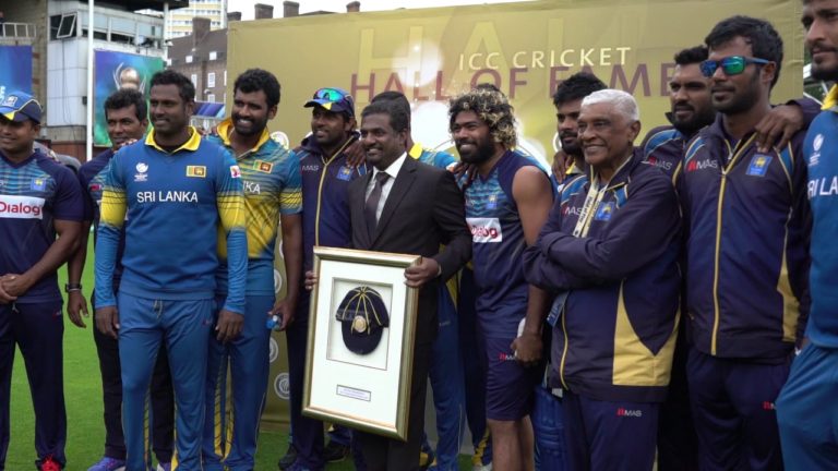 Murali inducted into the ICC Hall of Fame