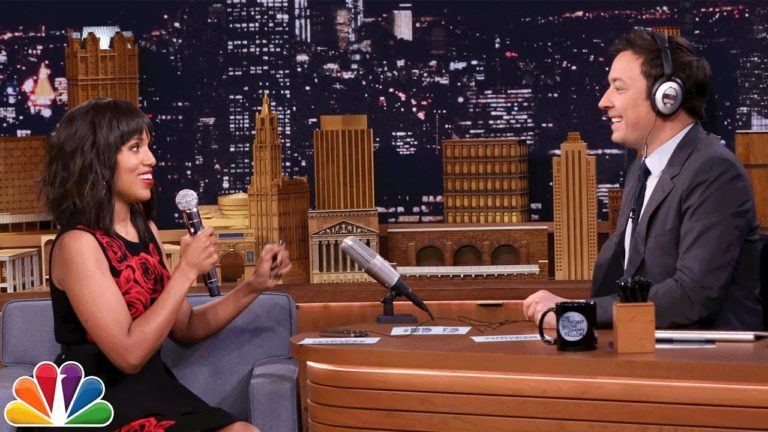 Singing Whisper Challenge with Kerry Washington