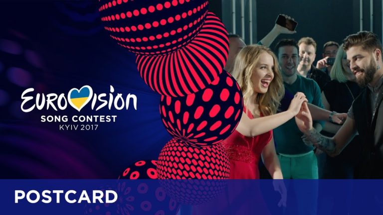 Postcard of Ilinca and Alex Florea from Romania