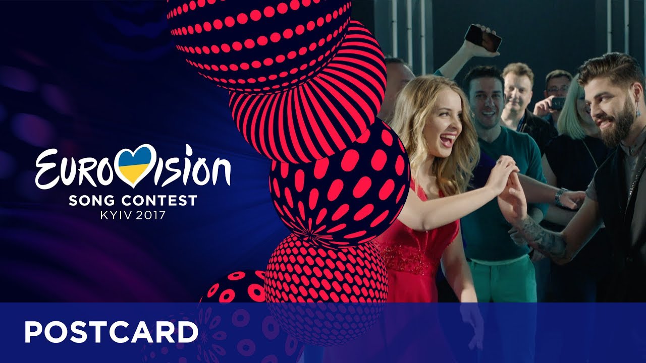 Postcard of Ilinca and Alex Florea from Romania