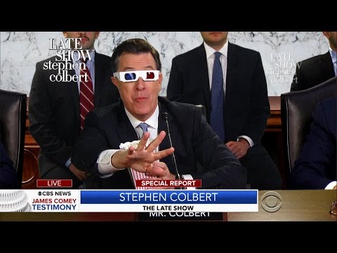 James Comey’s Testimony Featuring Stephen Colbert