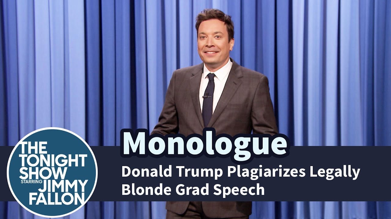 Donald Trump Plagiarizes Legally Blonde Grad Speech – Monologue