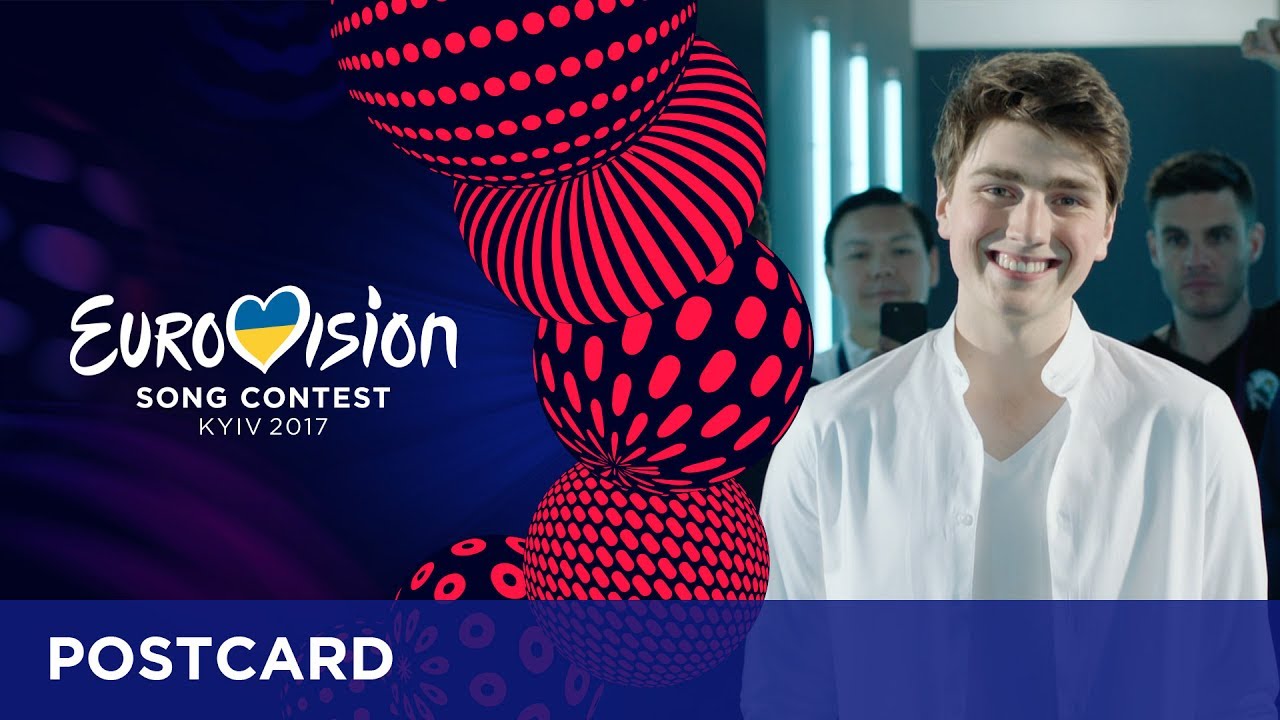 Postcard of Brendan Murray from Ireland – Eurovision Song Contest 2017