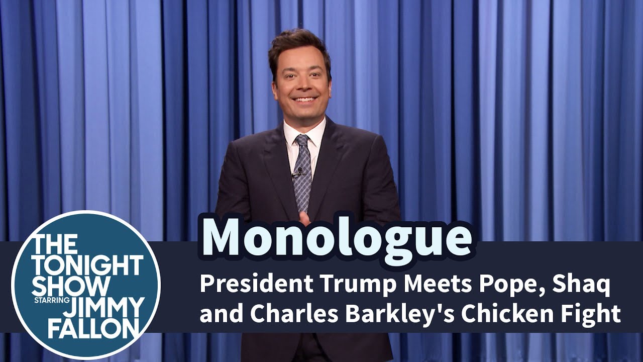 President Trump Meets Pope, Shaq and Charles Barkley’s Chicken Fight – …