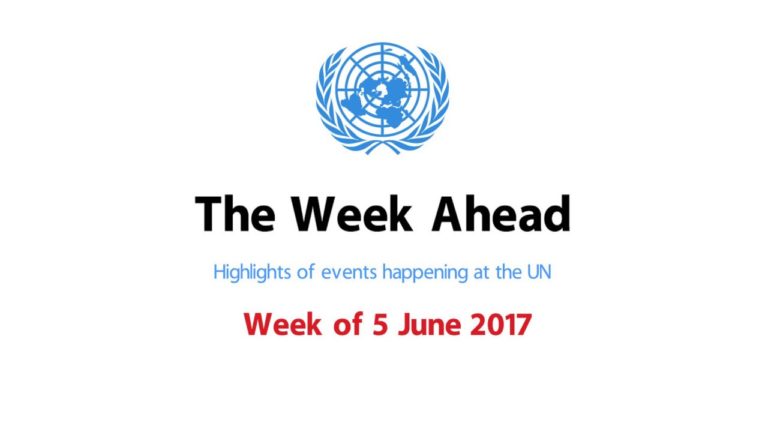 The Week Ahead – starting 5 June 2017