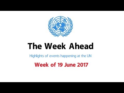 The Week Ahead – starting from 19 June 2017