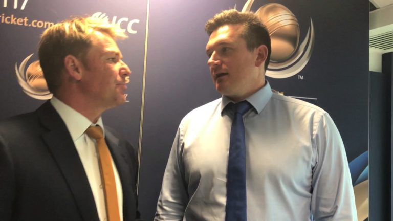 Some good-natured ribbing by Shane Warne toward Graeme Smith