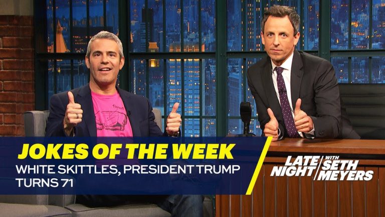 Seth’s Favorite Jokes of the Week: White Skittles, President Trump Turns 71