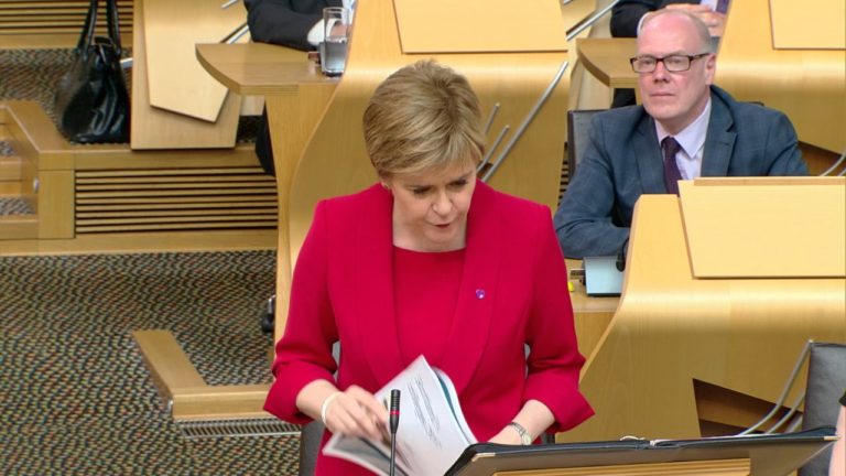 First Minister’s Questions – Scottish Parliament: 22 June 2017