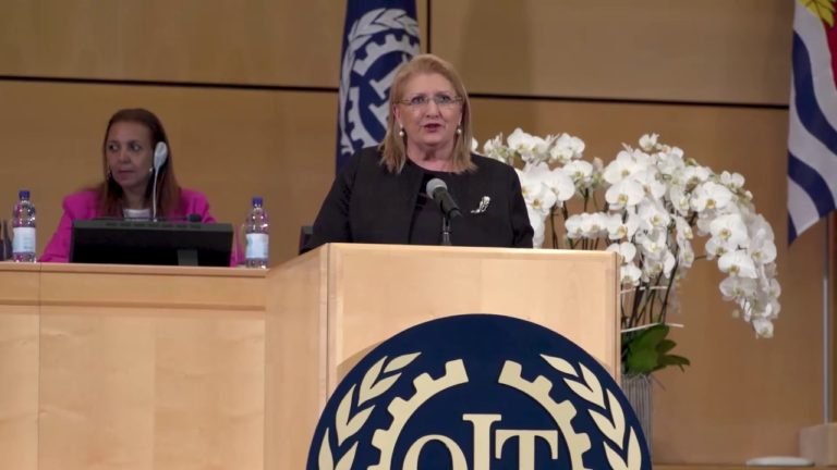President Marie-Louise Coleiro Preca addresses the 106th International…