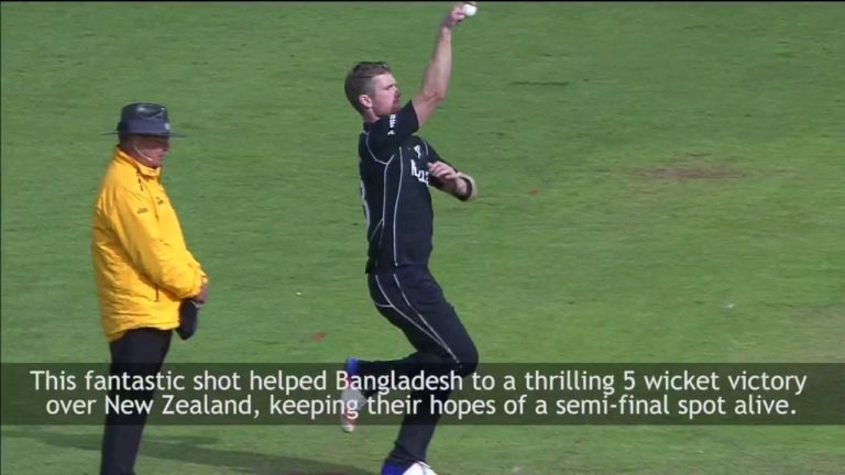 Mahmudullah’s massive six! – #ENGvNZ Nissan Play of the Day #CT17