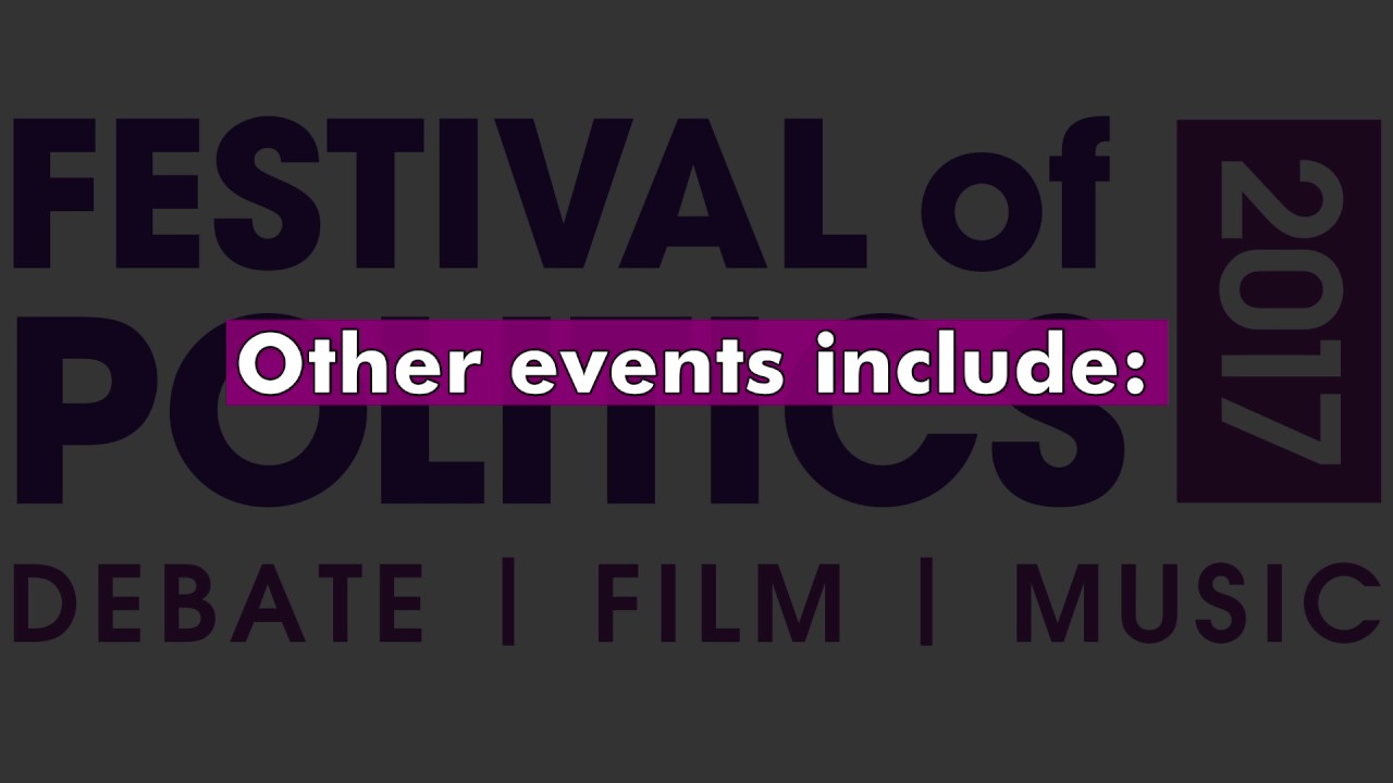 Festival of Politics programme launched