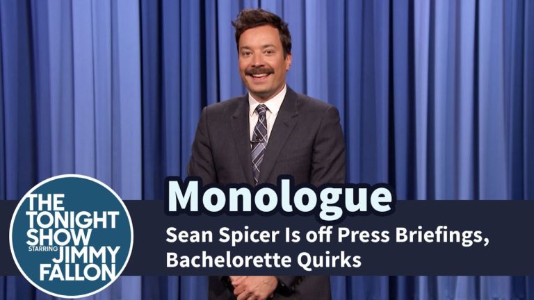 Sean Spicer Is off Press Briefings, Bachelorette Quirks – Monologue