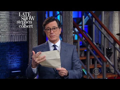 Stephen Stages A Twitter-vention For Trump