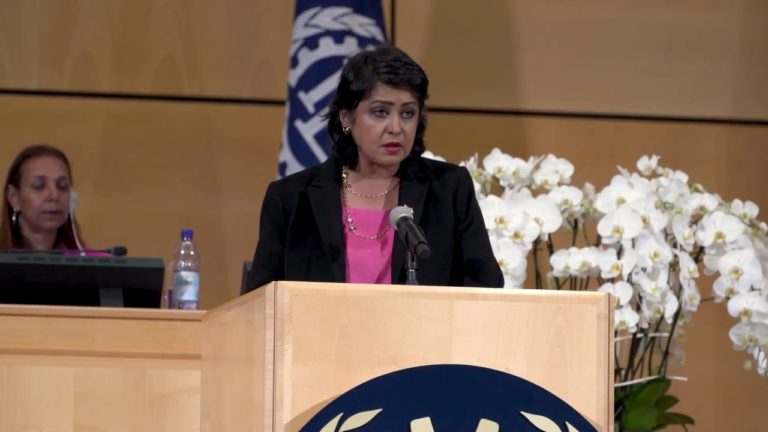 President Ameenah Gurib-Fakim addresses the 106th International Labour…