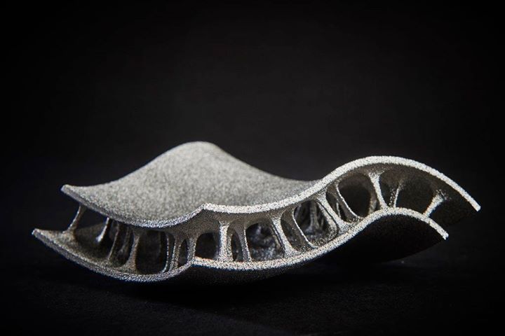 A lightweight 3D-printed metal structure manufactured by the Manufacturing Techn…