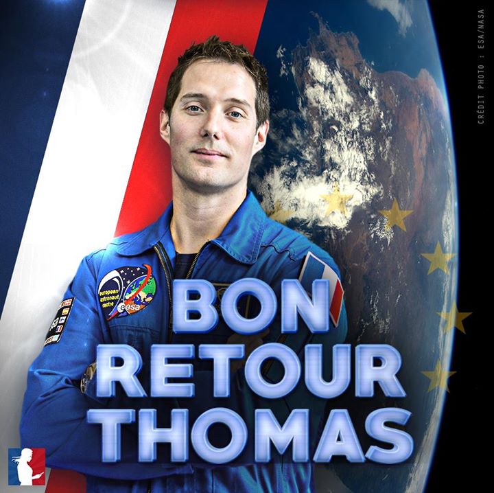 Merci !#FiersdelaFrance ??
Bon retour sur  au Français Thomas Pesquet qui a pass…