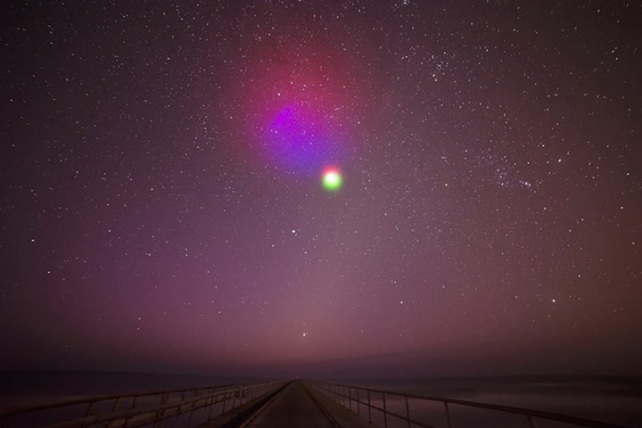 Early morning skies along the mid-Atlantic coast will light …