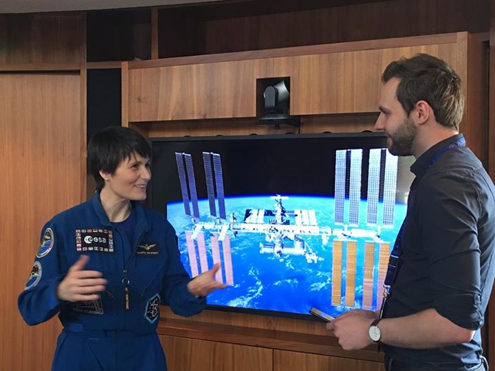 ESA astronaut Samantha Cristoforetti was at the Royal Observatory Greenwich on F…