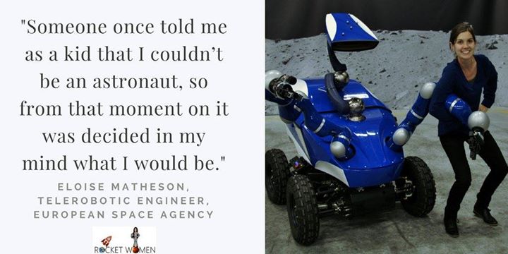 Read this great interview with ESA telerobotic engineer Eloise Matheson at the R…