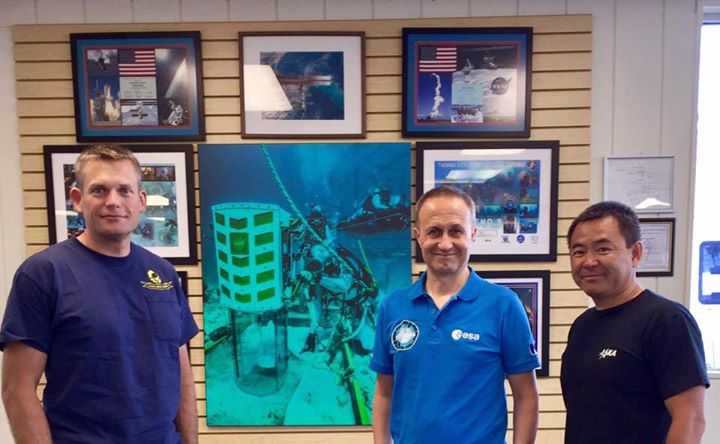 In Florida today, three aquanauts of the ‘2014 NEEMO Class’ support NASA NEEMO 2…