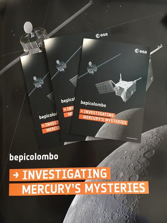 Hot off the press, the new BepiColombo brochures presenting our mission to plane…