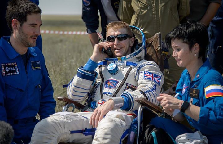 On this day!On this day: 18 June 2016, ESA astronaut Tim Peake, Yuri Malenchenko…
