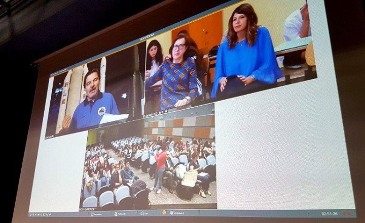 Two international secondary schools in Matera and Potenza, Italy, took part in l…