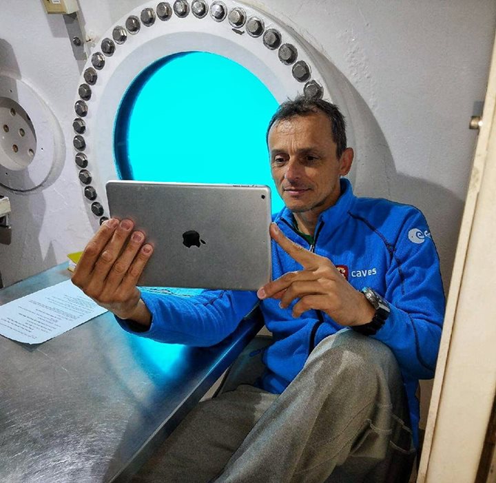 Mission Day-4: NEEMO-22 – the international crew on Aquarius Reef Base is inspir…