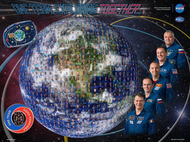 Expedition 52’s crew poster is out, featuring ESA’s Paolo  #Nespoli! See