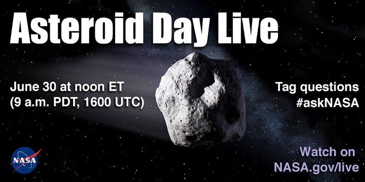 Tomorrow during  #AsteroidDay, tune in at noon EDT to discov…