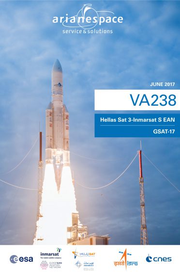Ariane Flight VA238 – Arianespace