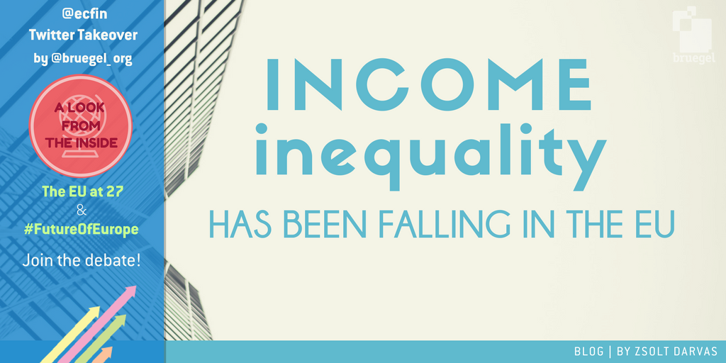 EU-wide income #inequality declined & remained stable, but w/big differences bet…