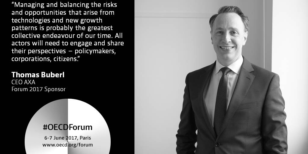 How to best ensure #wellbeing in a quickly changing world: AXA CEO @thomasbuberl…