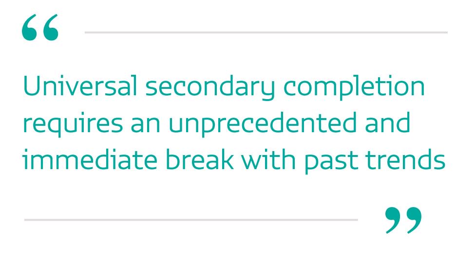 Achieving universal secondary schooling would help lower child mortality #Intern…