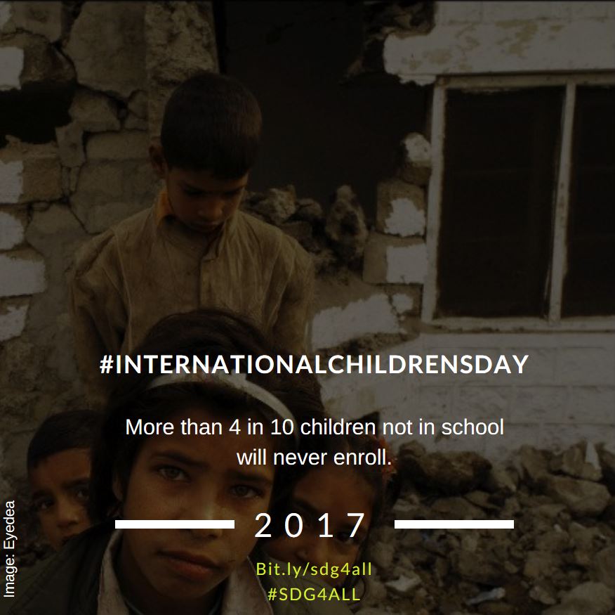 263 million children, adolescents and youth are out of school around the world #…