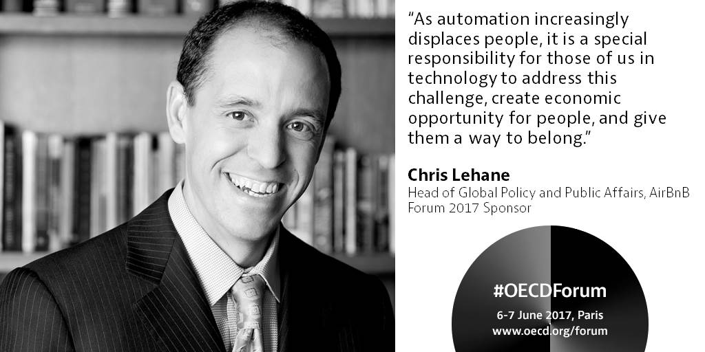 Book a place ️ #OECDForum to hear Airbnb’s @chrislehane discuss how to bridge to…
