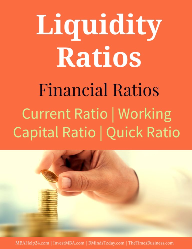 Liquidity Ratios | Current Ratio | Working Capital Ratio