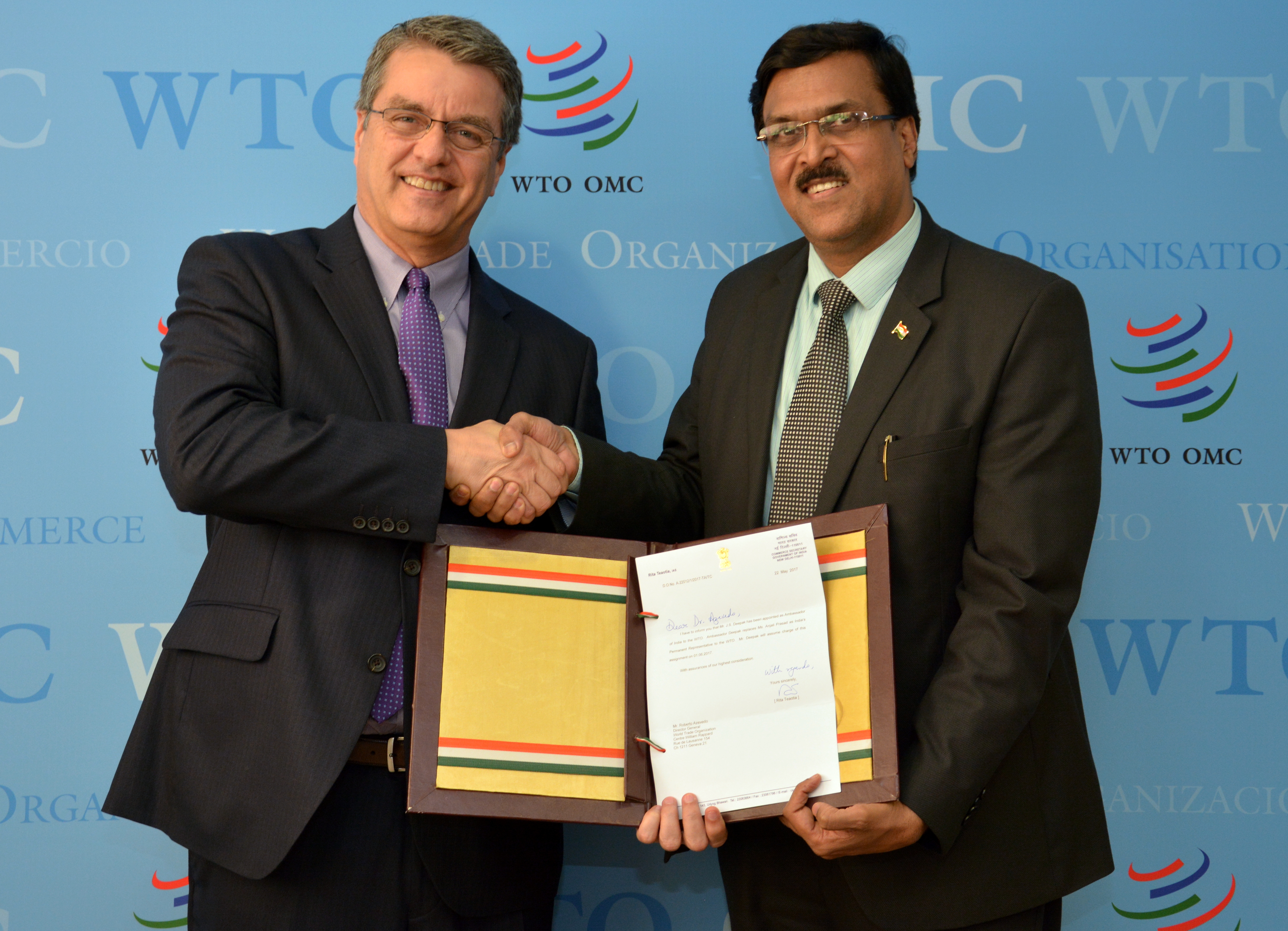 Mr. J.S. Deepak, Ambassador/Permanent Representative of India to…